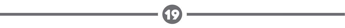 A dividing line with a '19' in the middle.