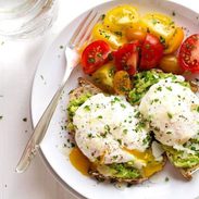 Poached Egg and Avocado Toast - this creamy, filling, real food breakfast just takes less than 10 minutes to prep! | pinchofyum.com
