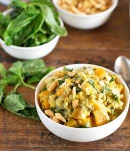 A picture of Thai Basil Coconut Lentils