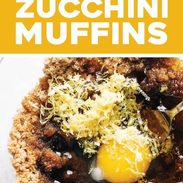 Lemon Poppyseed Zucchini Muffins.
