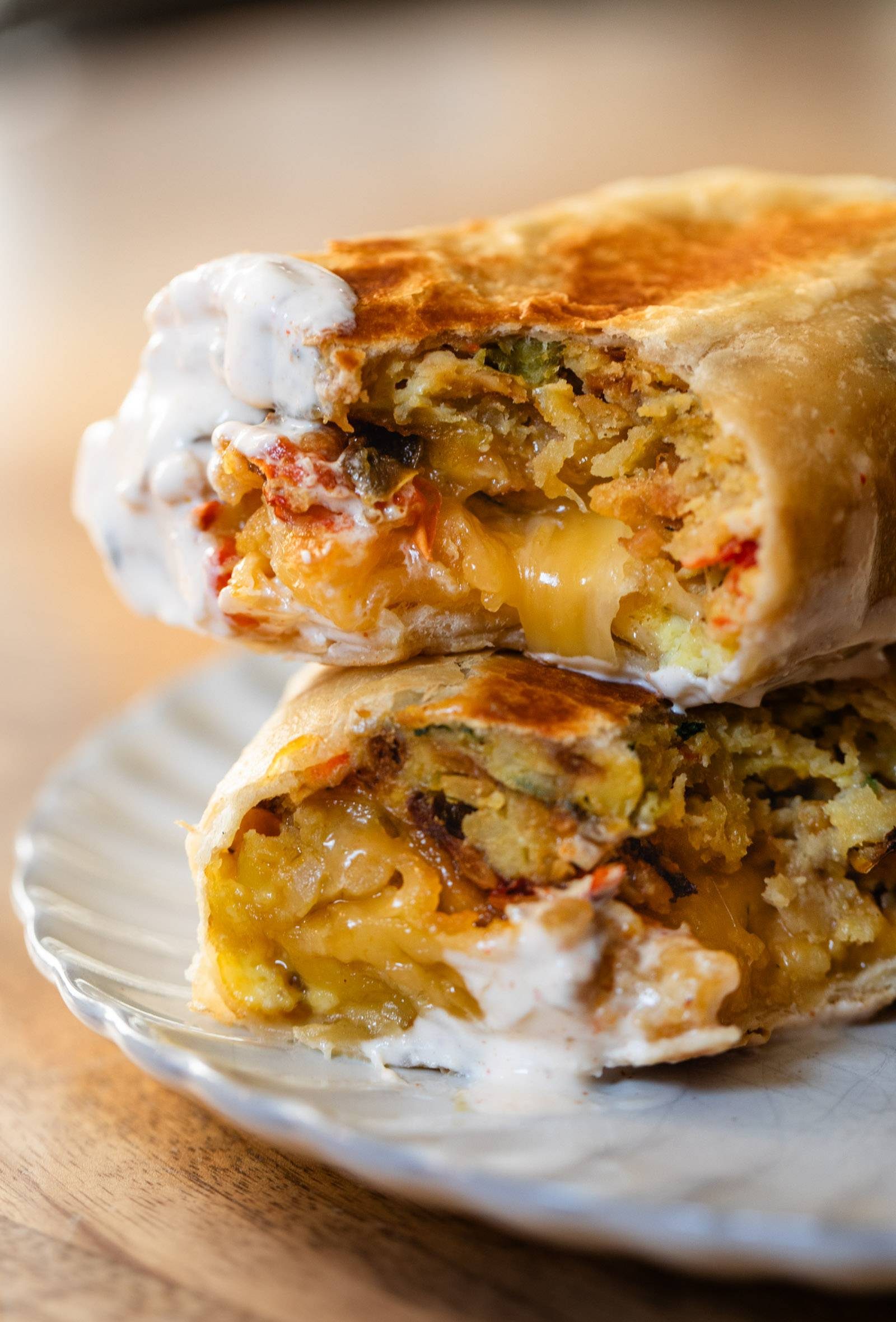 Breakfast burritos.