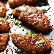 A picture of Sticky Garlic Chicken and Broccoli